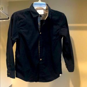 Boys long sleeve button up shirt